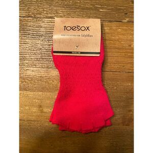 Fab Fit Fun Toesox size 5-10 women’s NWT pink half toe low rise socks